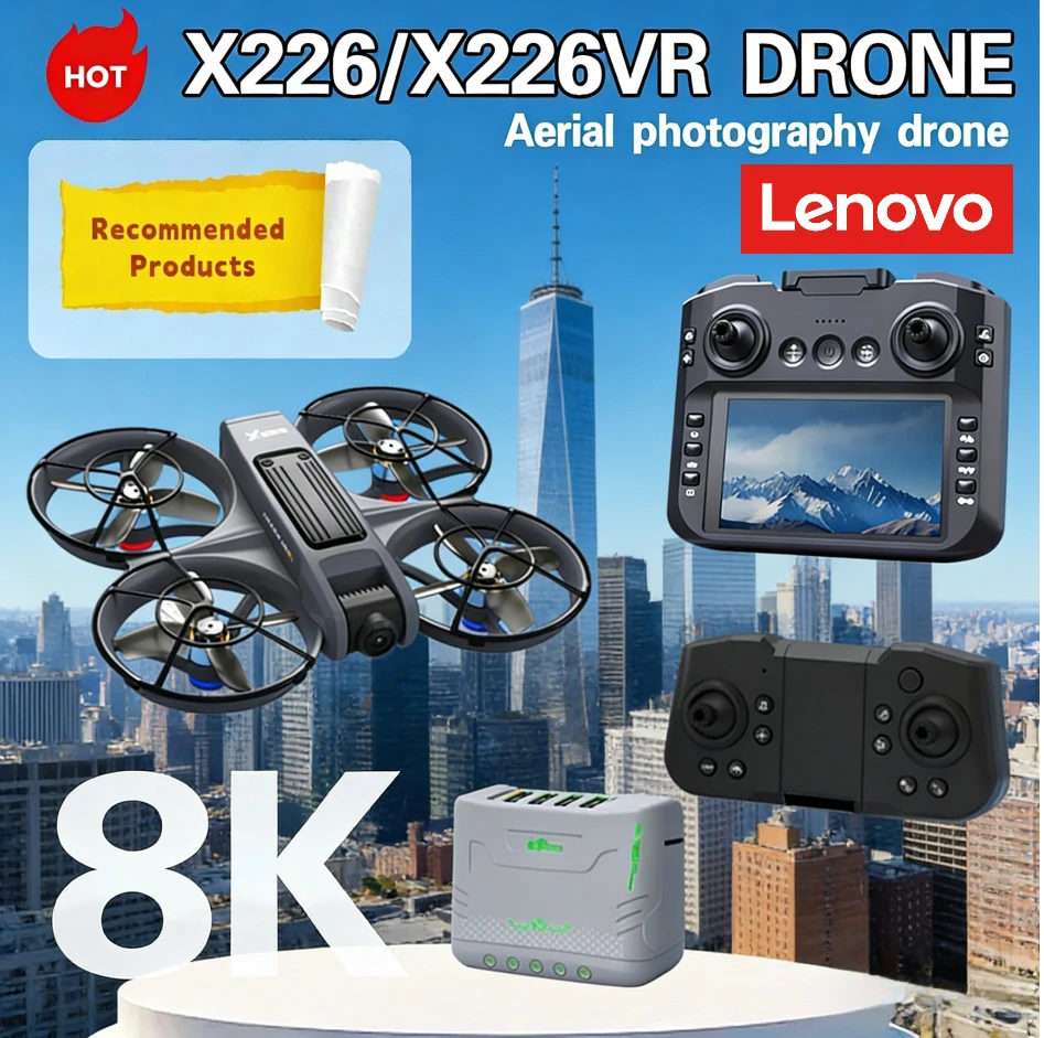 Drone Rc X226 - Lenovo X226/X226VR Drone 8K Professional Remote