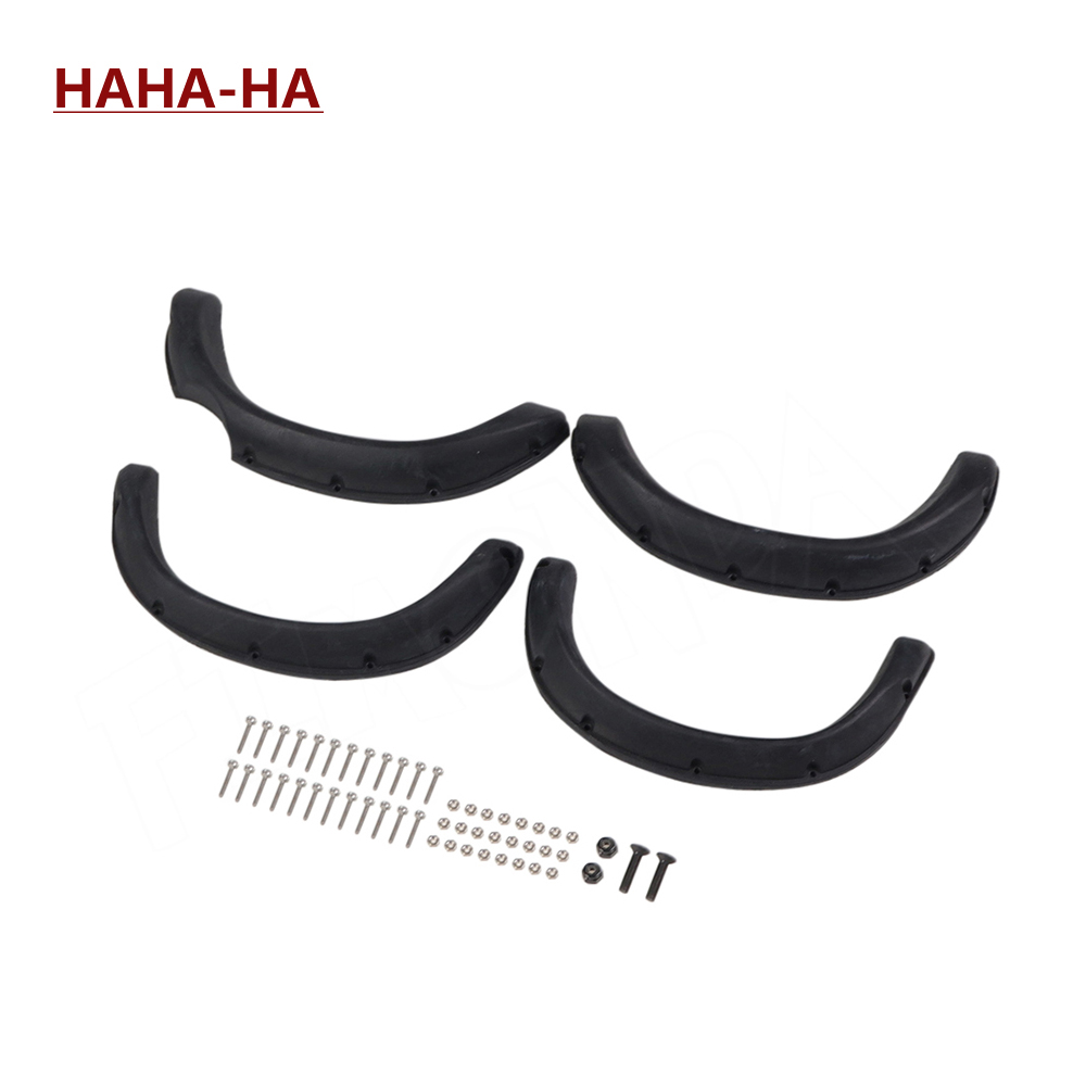 Rc Car Body Shell - Black Mud Fenders Flares for 1/10