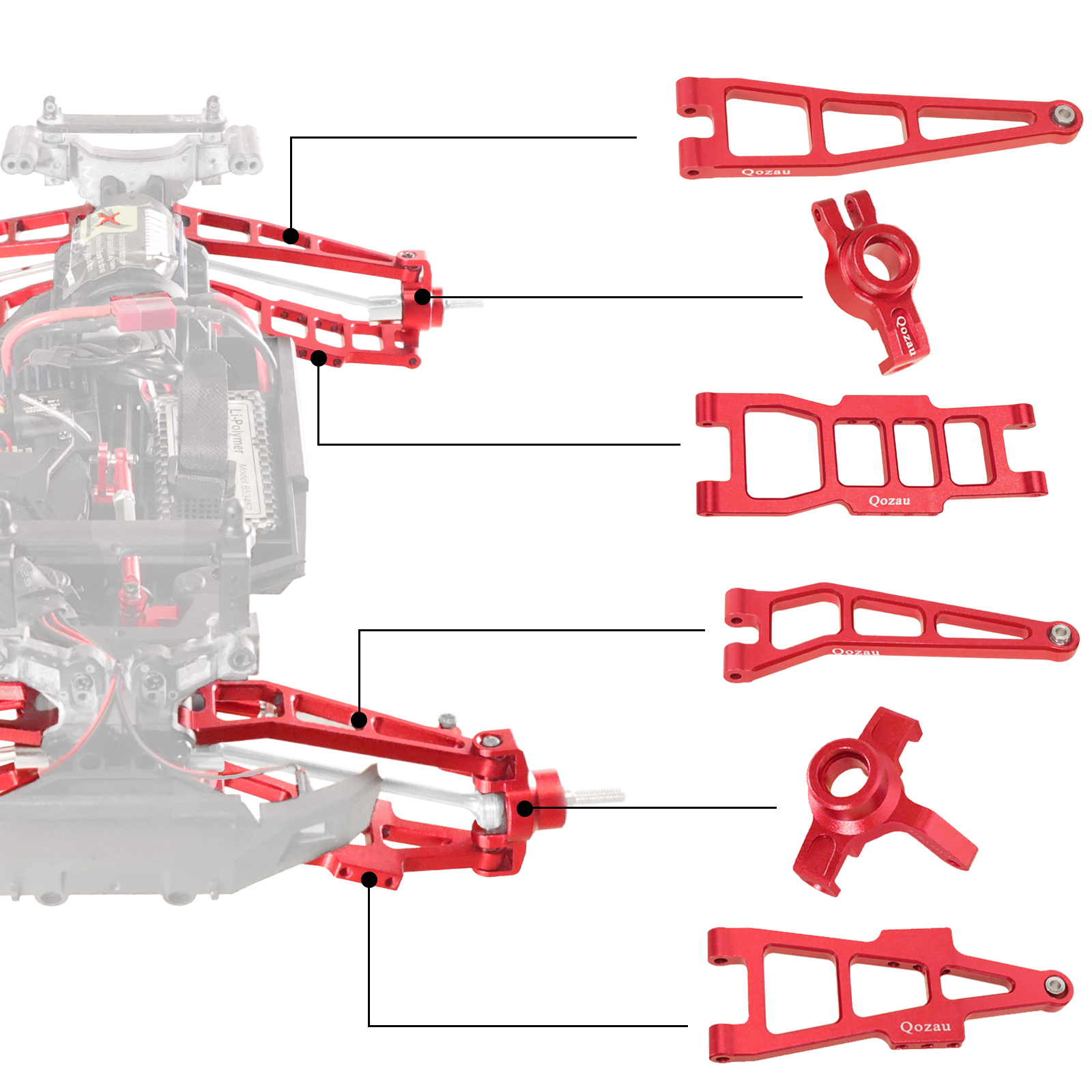 Rc Suspension Arm - HBX 901 901A 903 905 905A