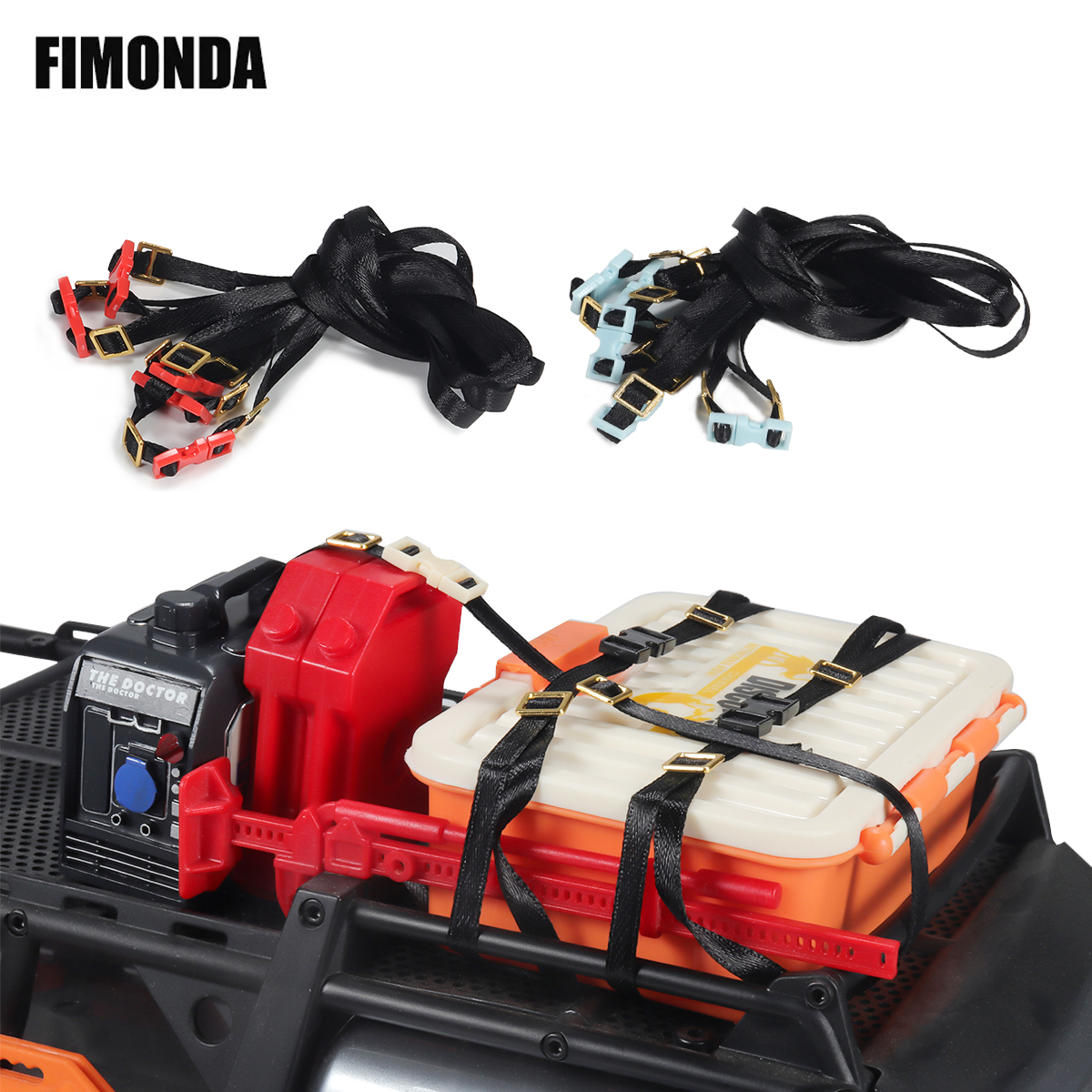 Rc Car Body Shell - 5Pcs Scale Luggage Rope Roof Rack