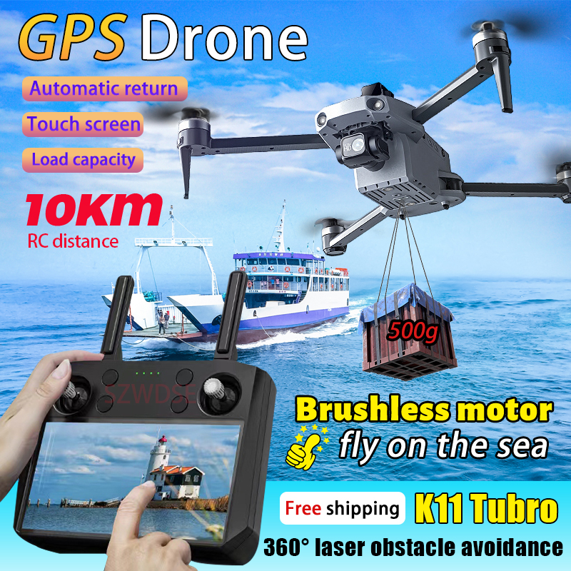 Drone Top Rc - K11 Tubro Dual Camera GPS Drone