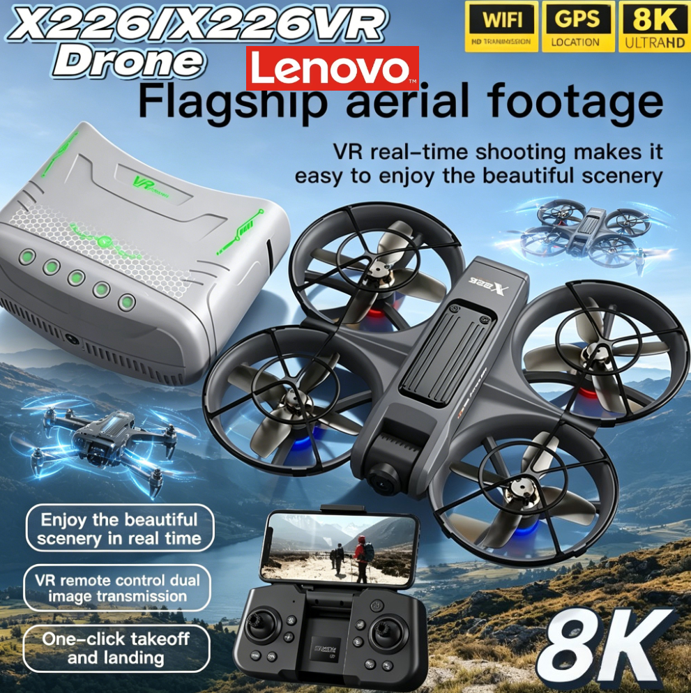 Drone Rc X226 - Lenovo X226/X226VR Drone 8K Professional Remote