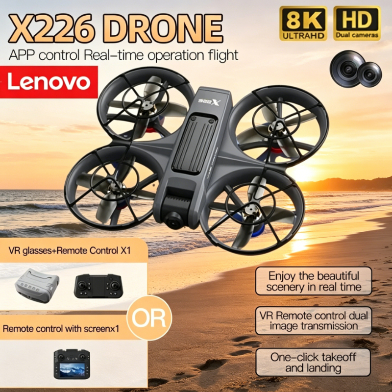 Drone Rc X226 - Lenovo X226/X226VR Drone 8K Professional Remote