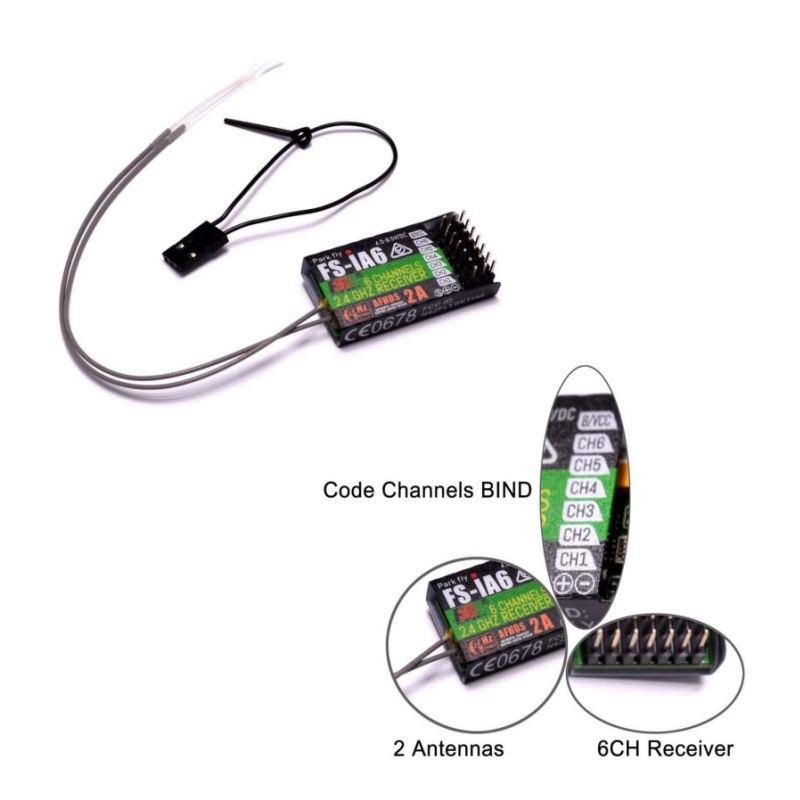 Flysky FS-IA6 Receiver 6CH Dua - Drone Rc Racing recensie en prijs