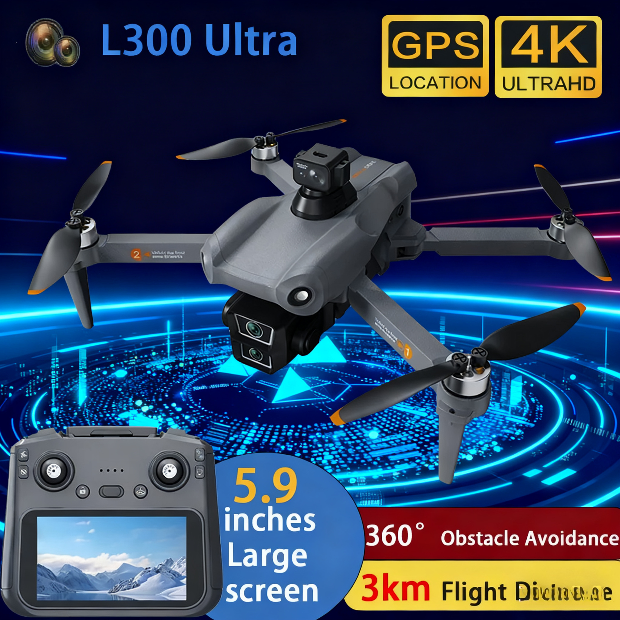 L300 Ultra Drone Professional  - Drone Top Rc recensie en prijs