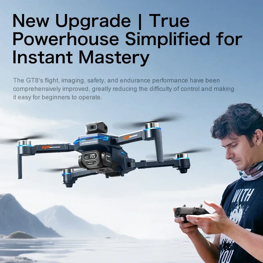 Drone 4K HD GT8 Camera Obstacl - Drone Top Rc recensie en prijs