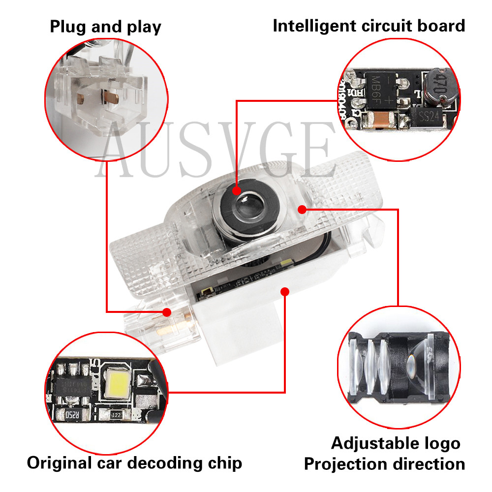 LED Car Door Welcome Warning L - Drone Rc Bolide recensie en prijs