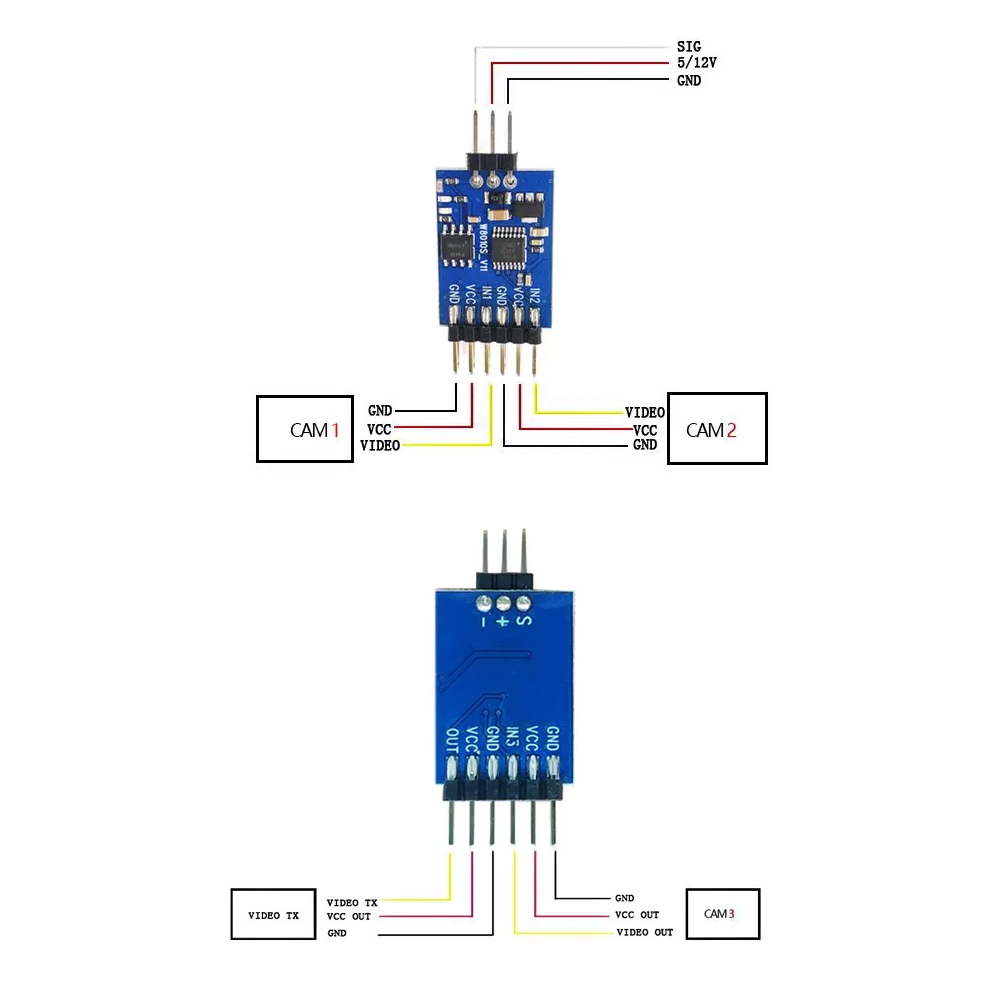 5.8G 3 Channel Video Switcher  - Drone Rc Remote recensie en prijs
