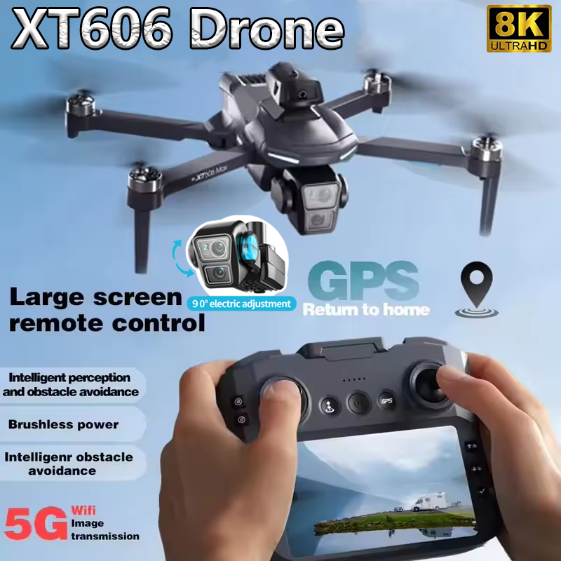XT606 MAX GPS NEW Drone 8k Pro - Drone Top Rc recensie en prijs