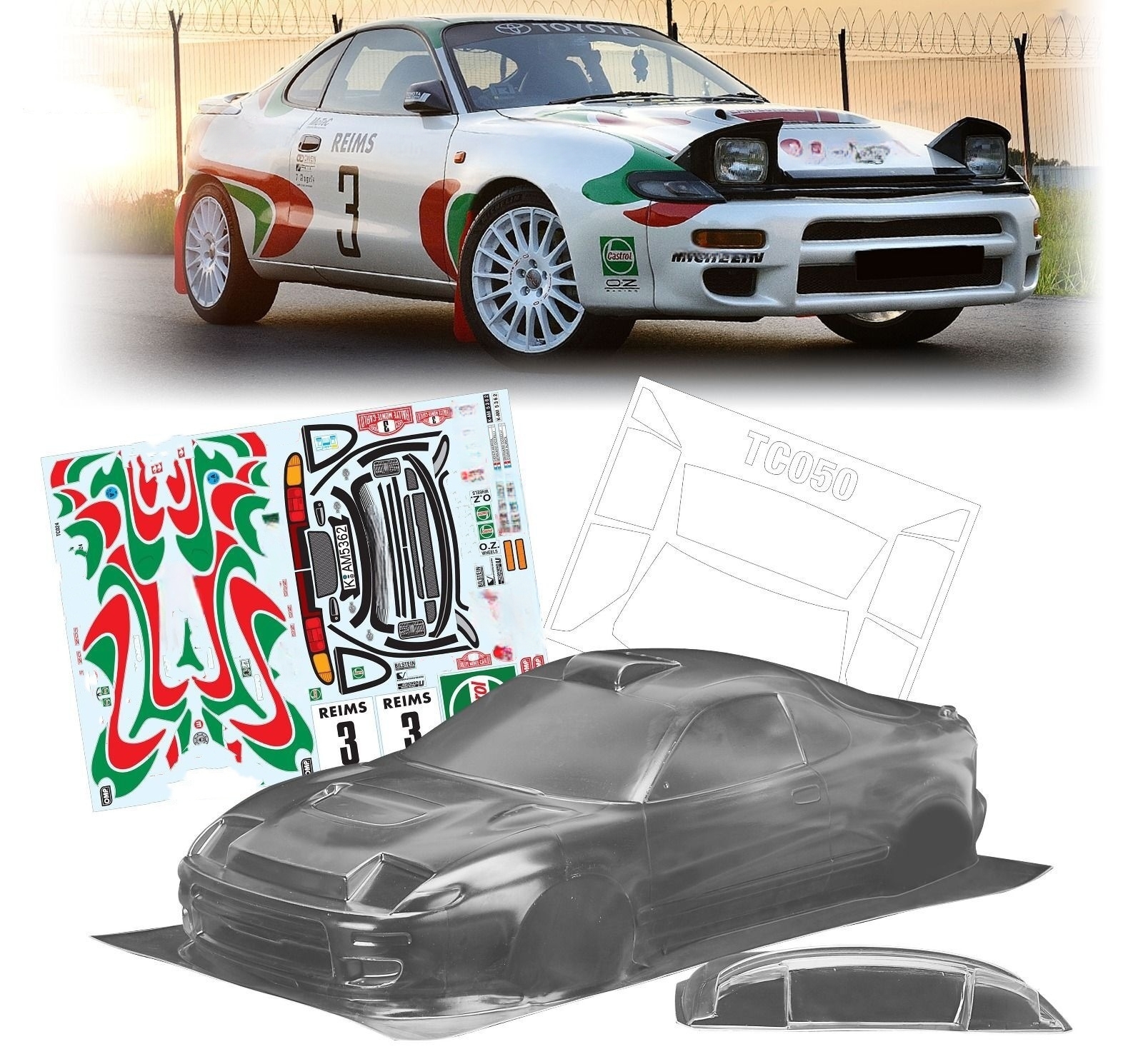 1/10 Celica GT4 Rally Hidden h - Rc Car Body Shell recensie en prijs