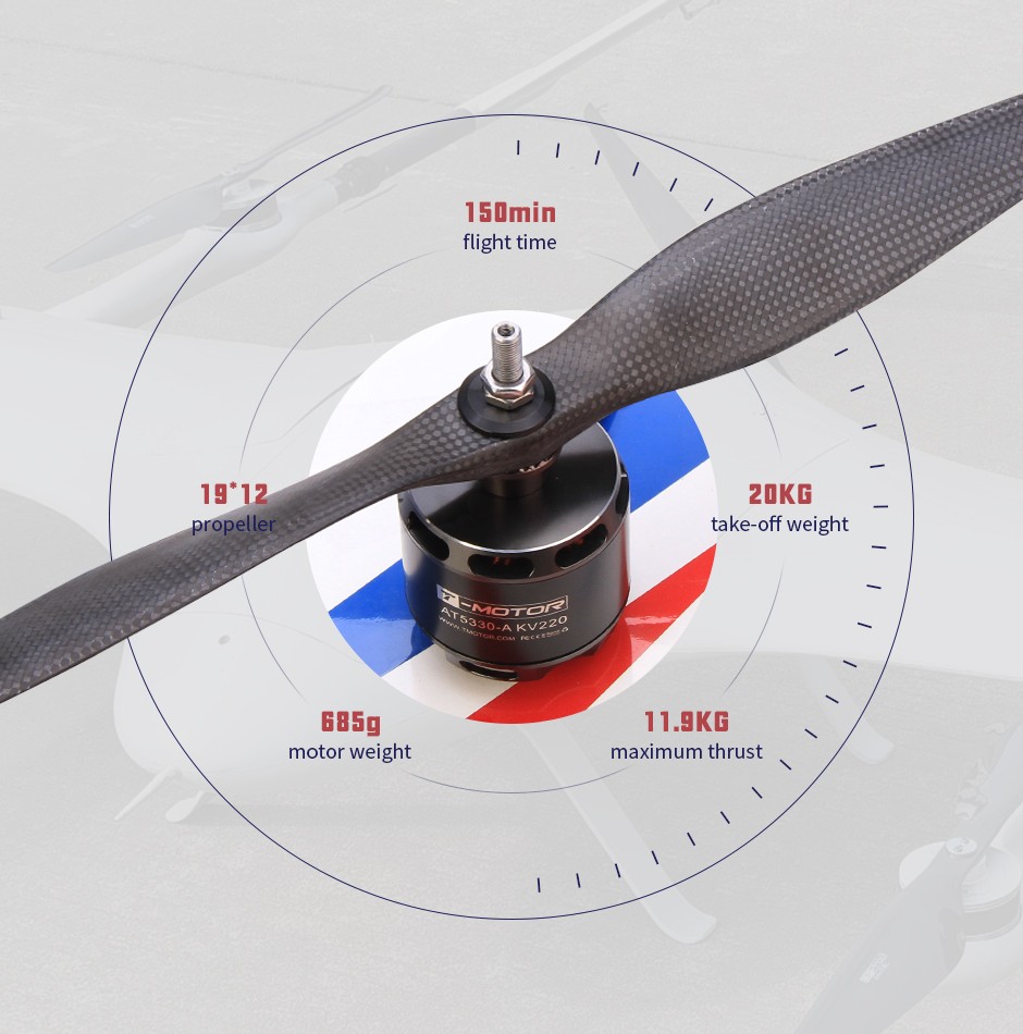 T-motor AT Series AT5330 KV220 - Drone Rc Y Series recensie en prijs