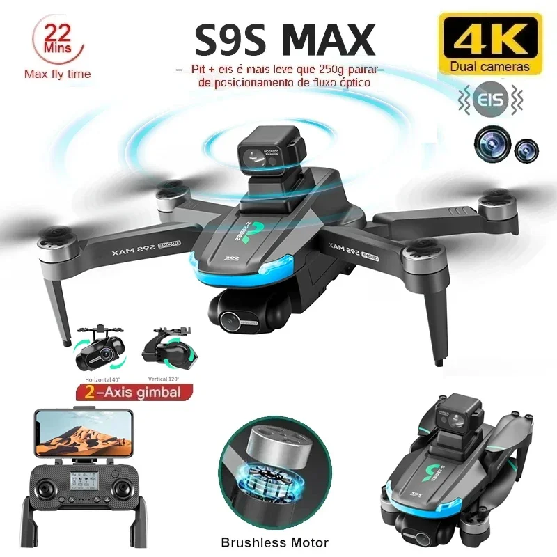 NEW S9S MAX MINI Drone 4K 2-Ax - Drone Kf Rc recensie en prijs