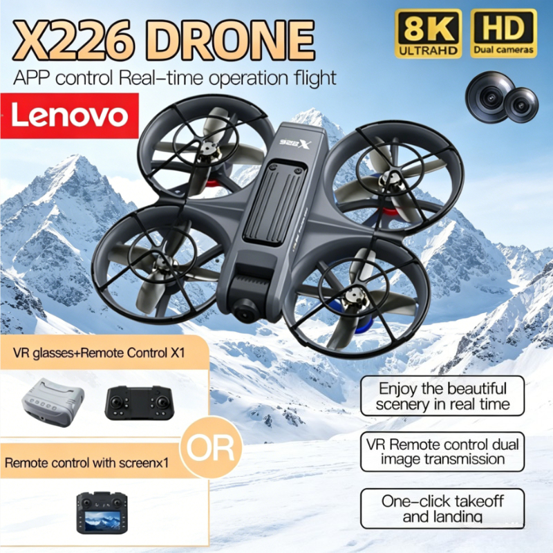 Lenovo X226/X226VR Drone 4K 8K - Drone Rc X226 recensie en prijs