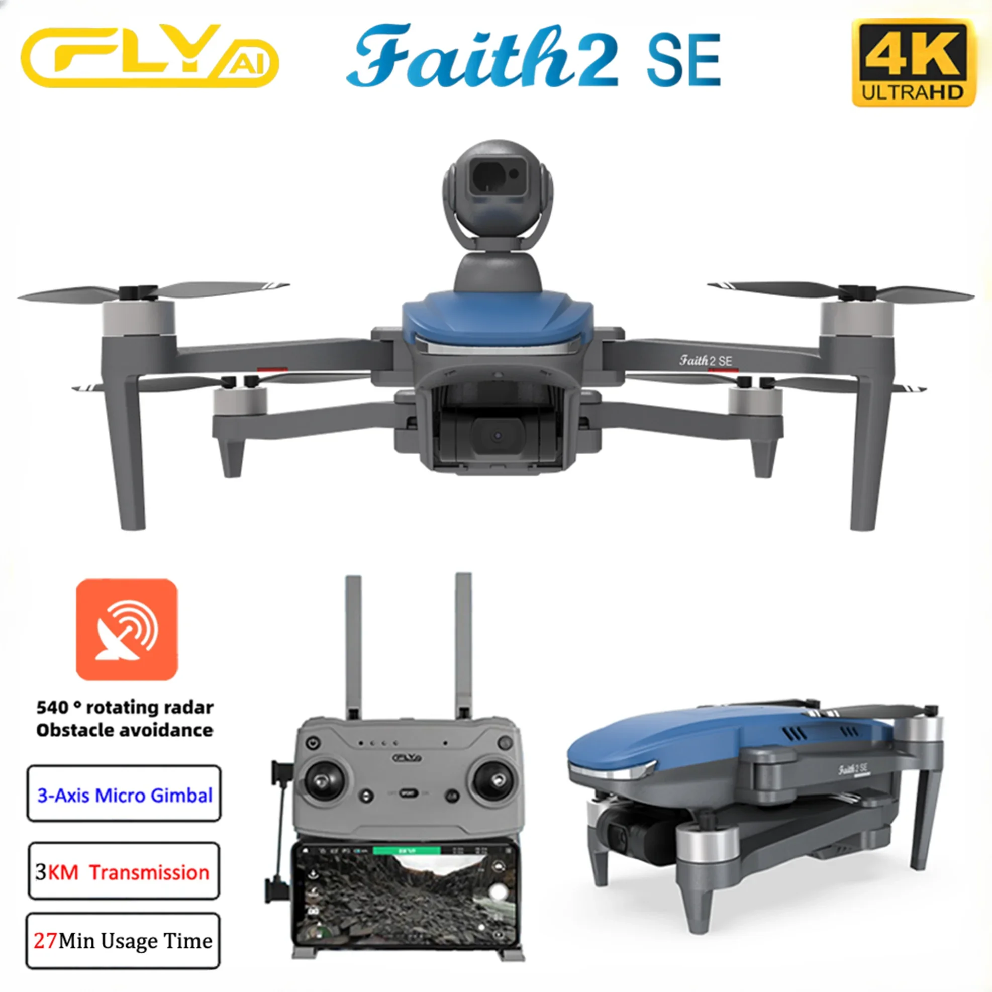 Faith 2 SE With 540° Obstacle  - Drone Rc Fpv Manual recensie en prijs