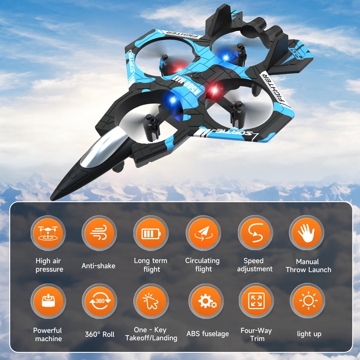AXNEN K500 MAX RC Plane Fighte - Drone Rc Bolide recensie en prijs