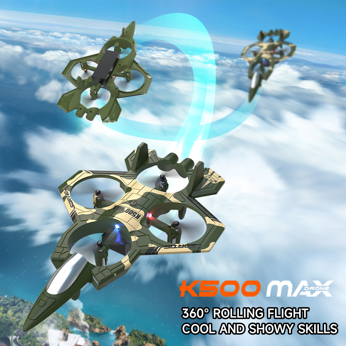 AXNEN K500 MAX RC Plane Fighte - Drone Rc Bolide recensie en prijs