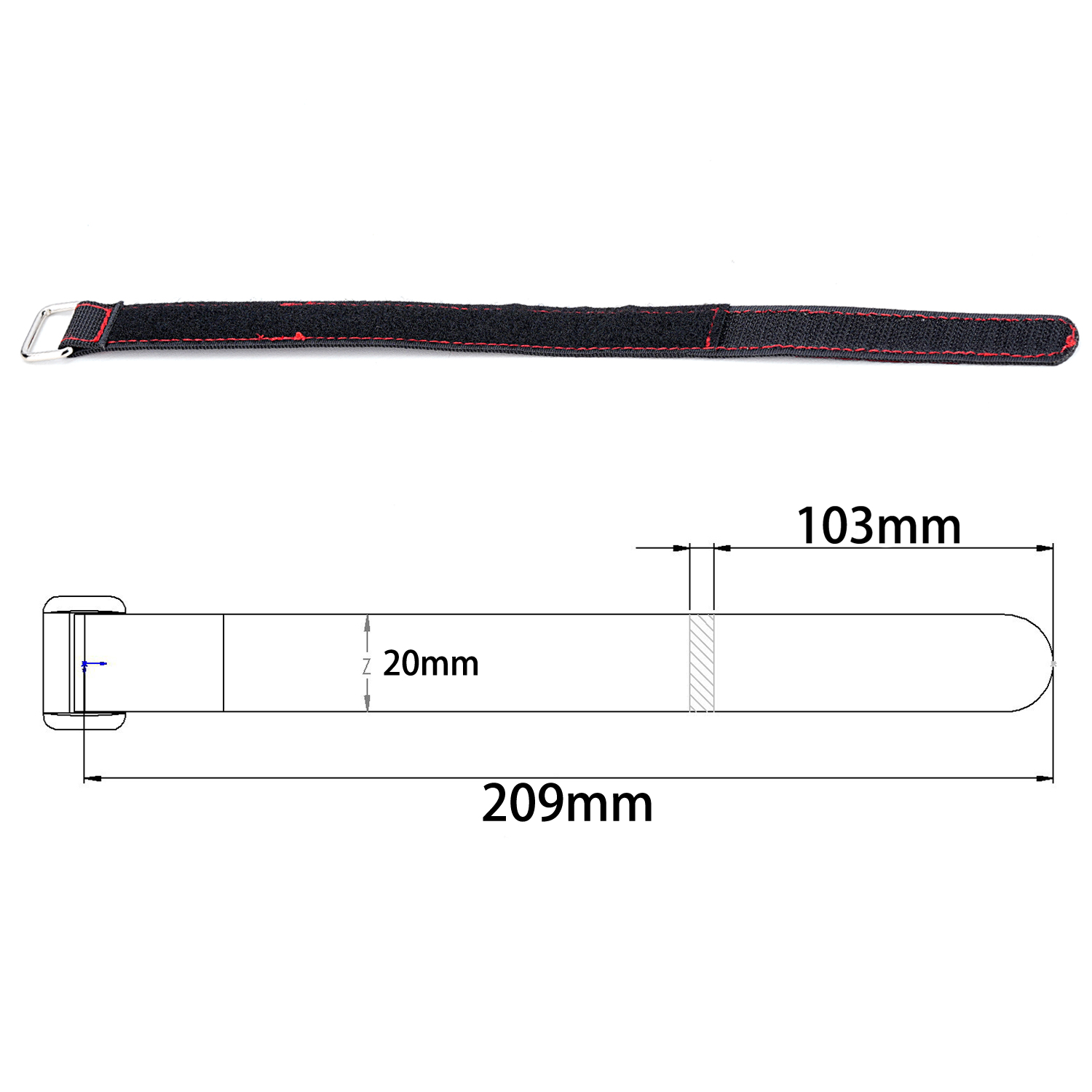 TCRC 2PCS 20x300MM Kevlar Stit - Drone Rc Lanyard recensie en prijs