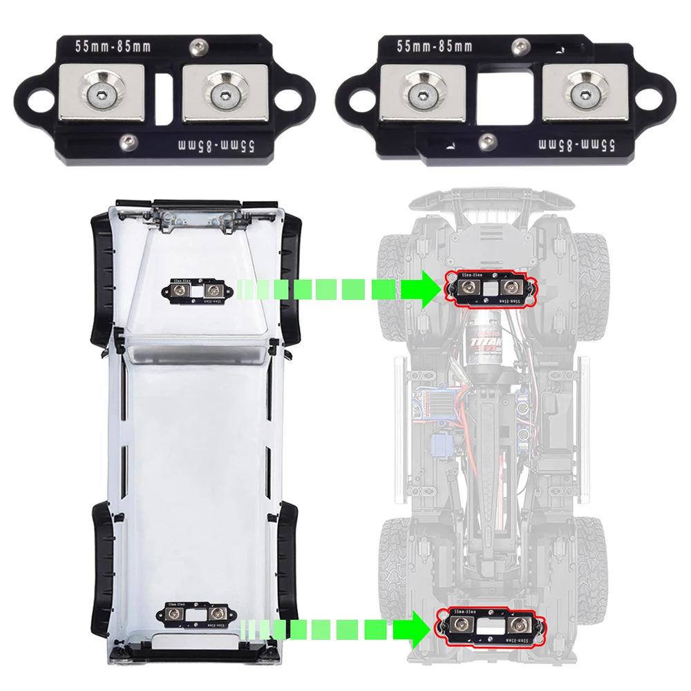 4PCS 55-85mm Adjustable Magnet - Rc Car Body Shell recensie en prijs