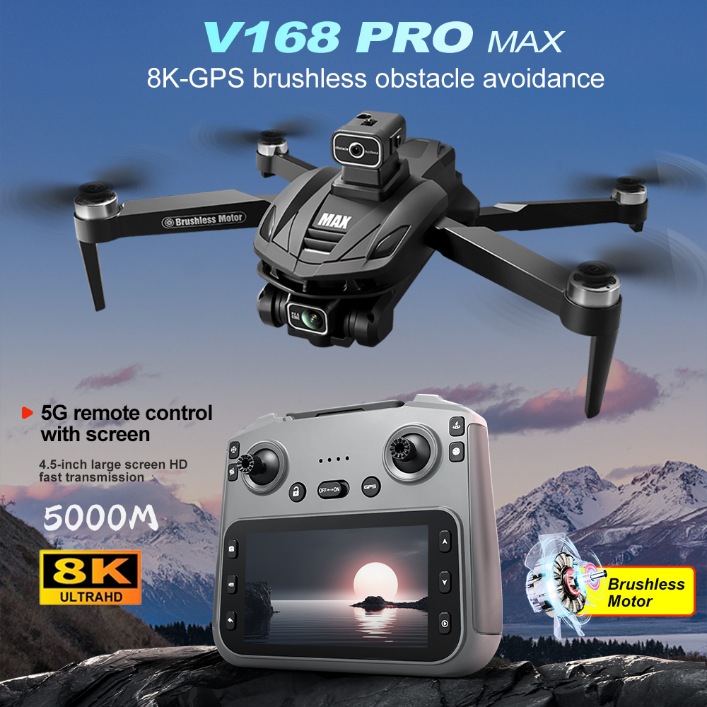V168 PRO Max GPS Drone 8K Prof - Drone Kf Rc recensie en prijs