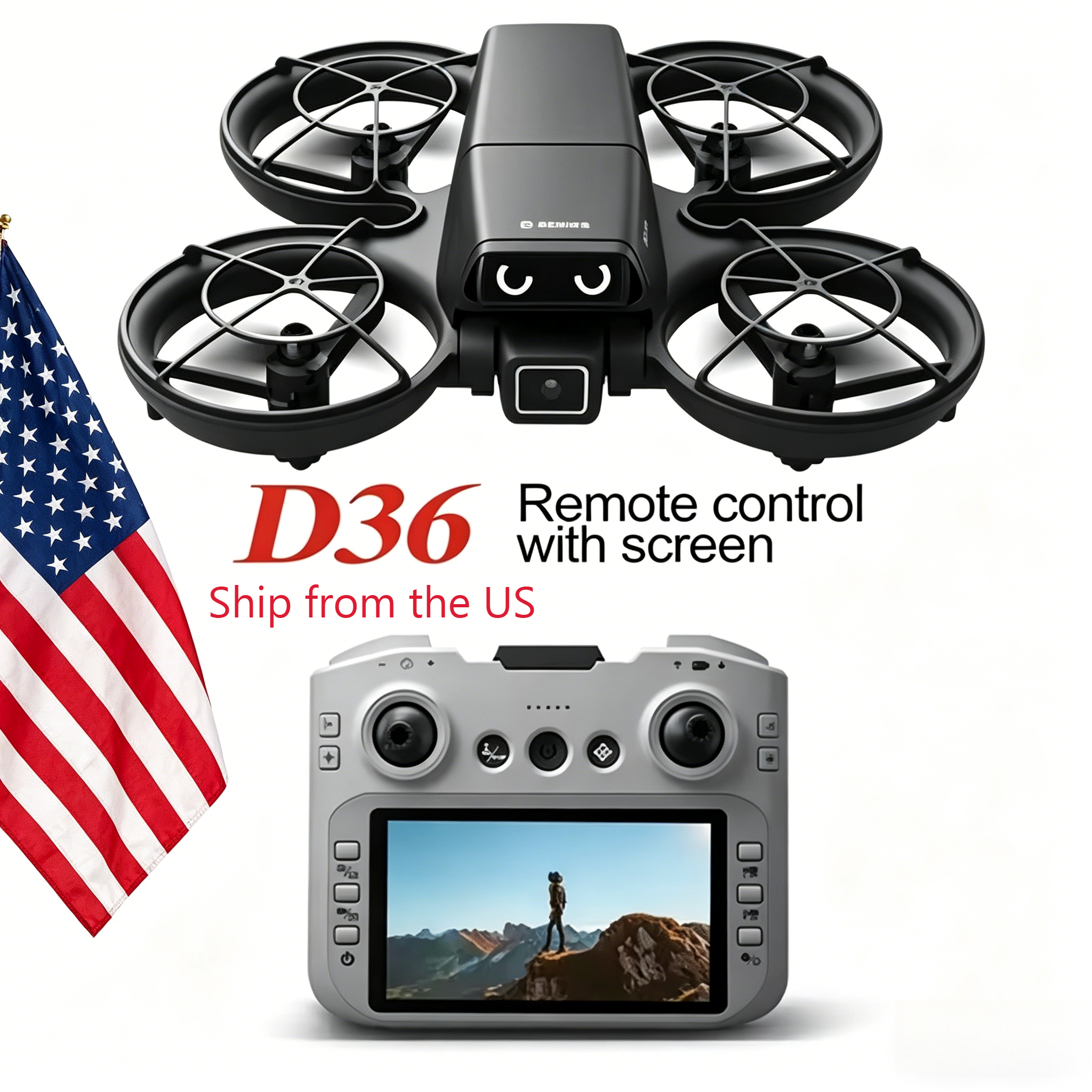D36 Mini Drone With Screen Rem - Drone Top Rc recensie en prijs