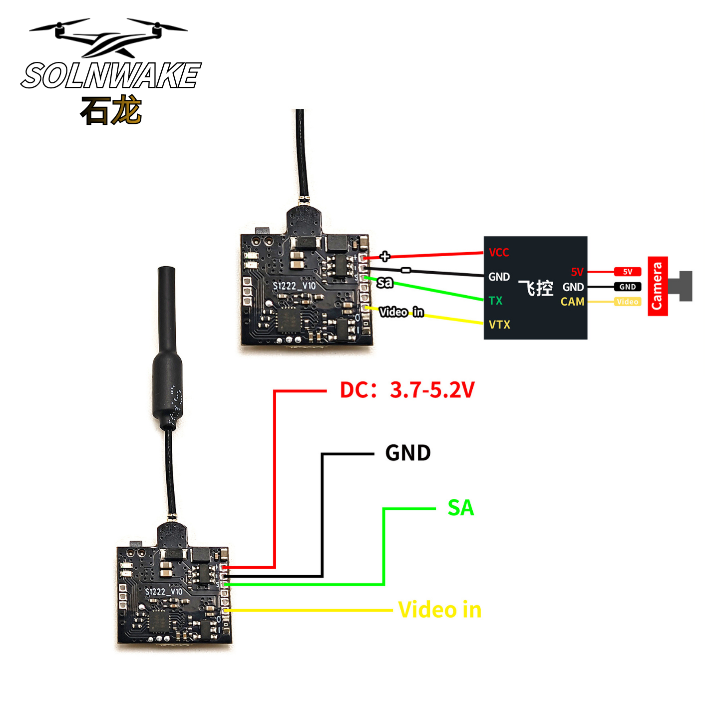 SLONWAKE Nano 5.8G 48CH 200mW  - Drone Rc Remote recensie en prijs