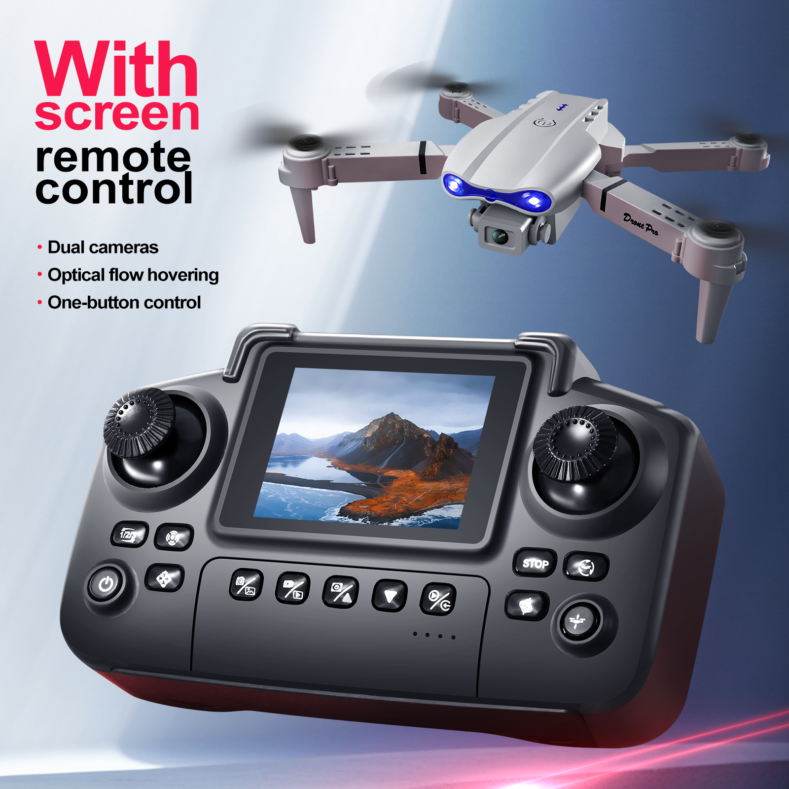 2025 New E88 E99 Upgraded Dron - Drone Kf Rc recensie en prijs