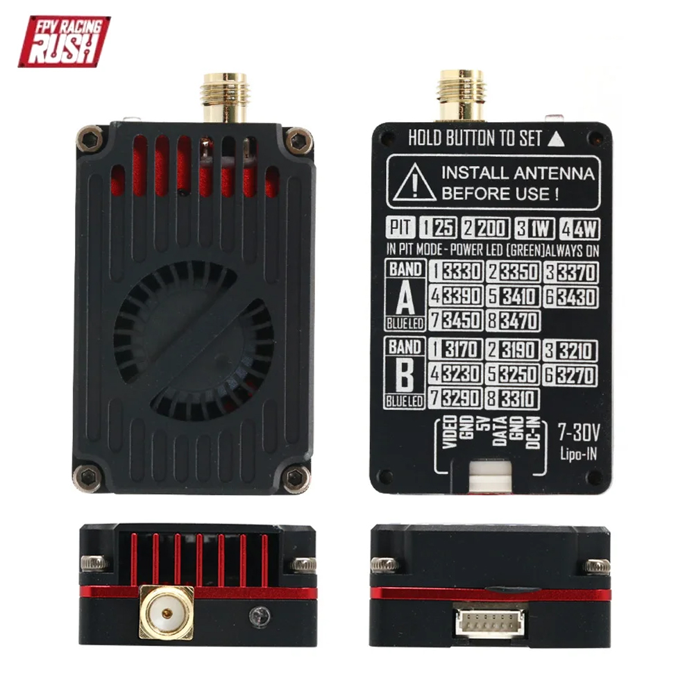 Rush Fpv Rushfpv 3.3G 4W Vtx T - Fpv Antenna Receiver recensie en prijs