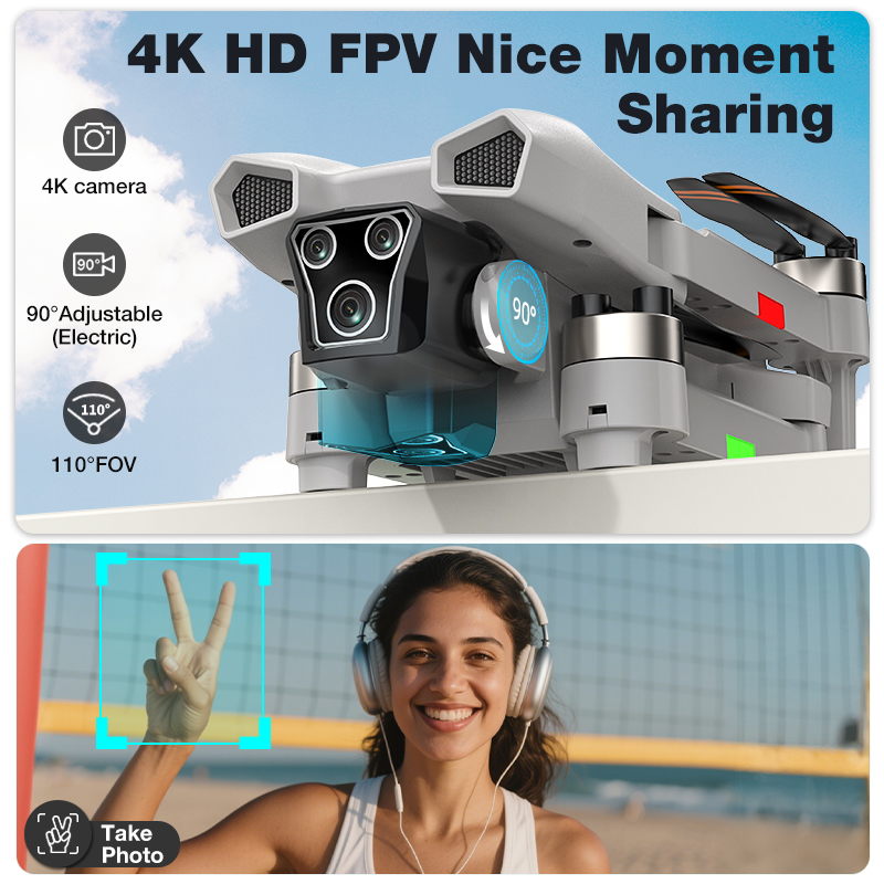 NEW Hot L017 Pro Drone Brushle - Drone Kf Rc recensie en prijs