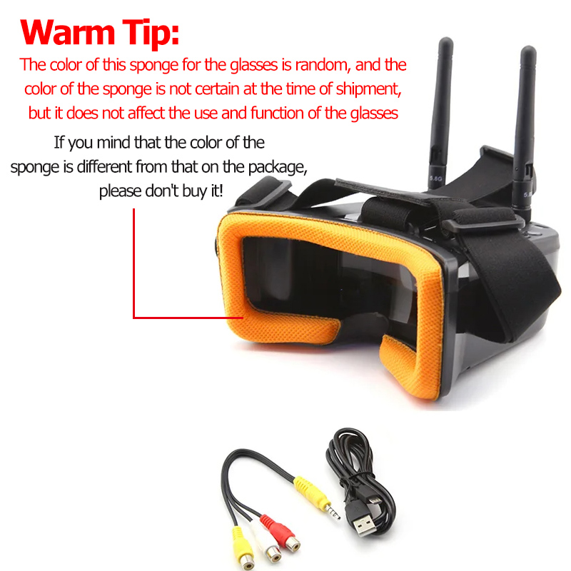 VR009 FPV Video Goggles 3Inch  - Fpv Antenna Receiver recensie en prijs