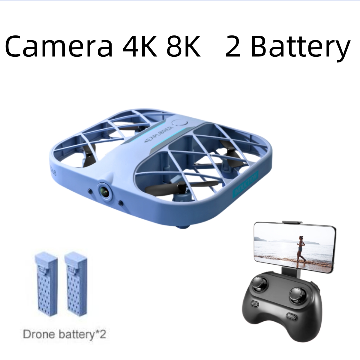 JJRC H107 FPV RC Drone with 2  - Drone Kf Rc recensie en prijs