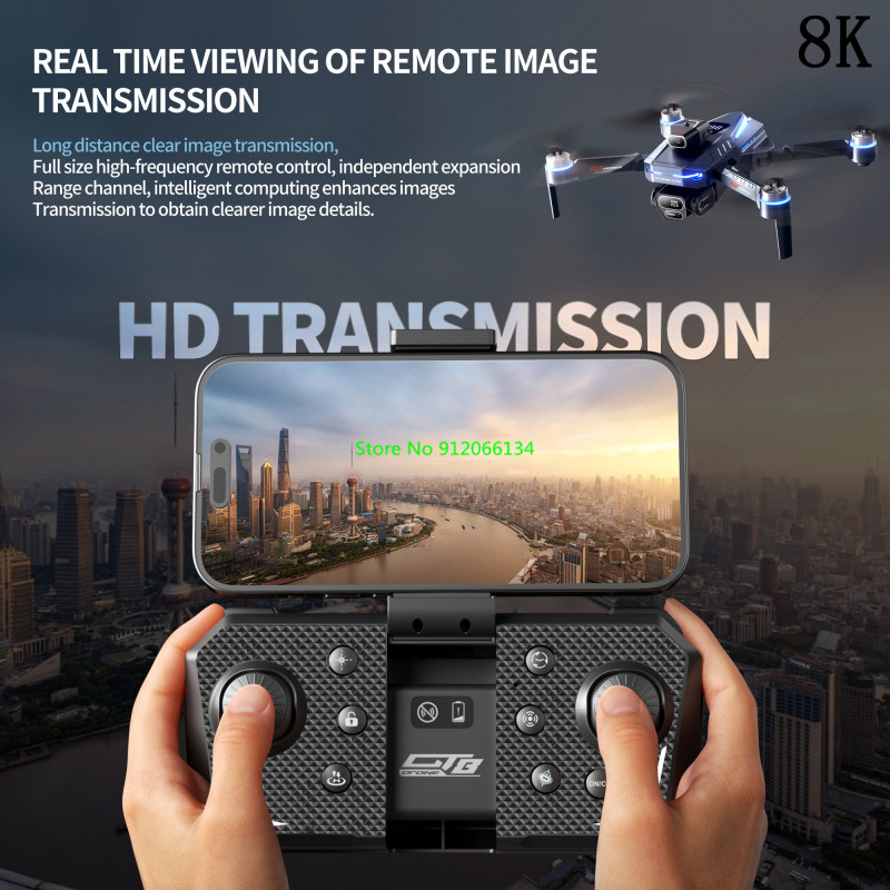 8K Obstacle Avoidance Brushles - Drone Rc Fpv Manual recensie en prijs