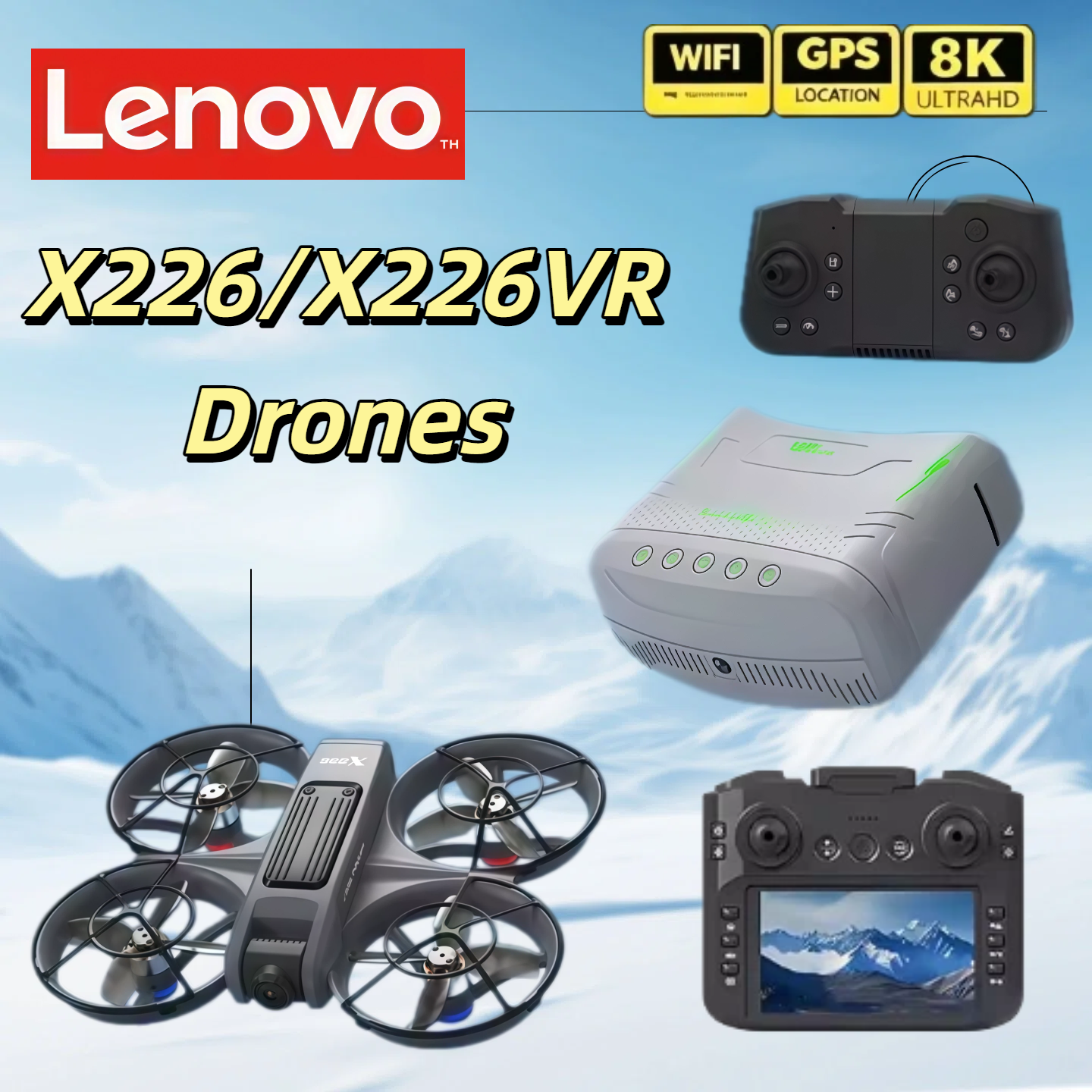 Lenovo 8K  X226/X226VR Drones  - Drone Rc X226 recensie en prijs